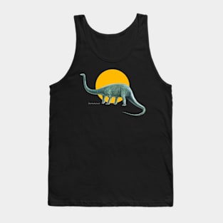 Diplodocus Cut Out (with Orange Disc) Tank Top